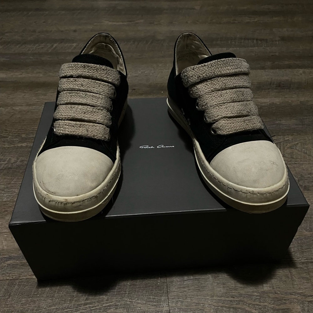 Rick Owens DRKSHDW line shoes.